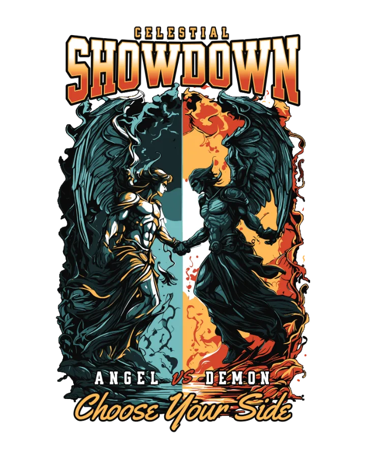 celestial showdown — template from the design library