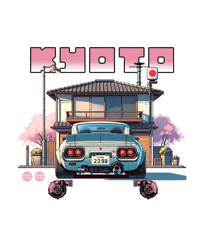 kyoto car — template from the design library