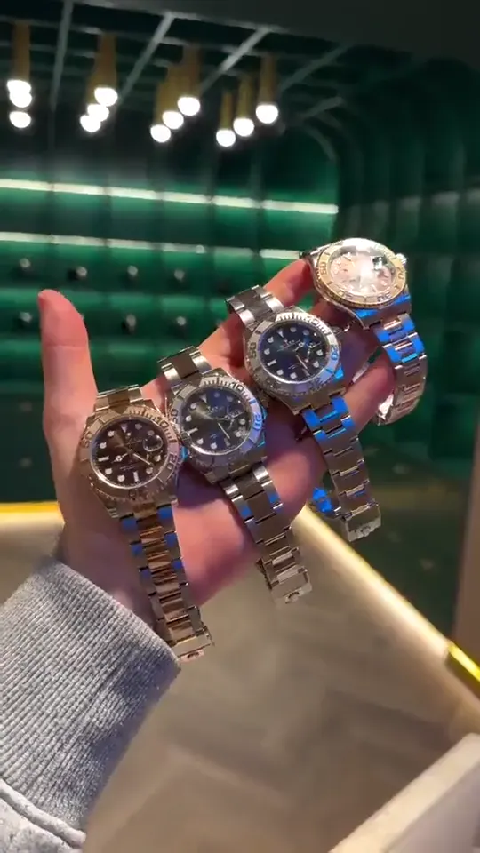 Luxury-niche library sample — luxury watches in hand